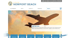 Desktop Screenshot of newportbeachca.gov