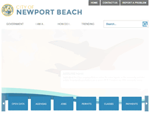 Tablet Screenshot of newportbeachca.gov